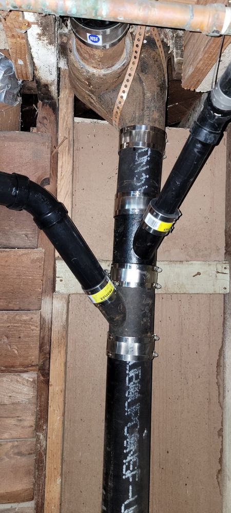 Sewer line repair by A Team Plumbing
